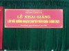 KHAI GIẢNG LỚP BỒI DƯỠNG NGẠCH CHUYÊN VIÊN KHÓA I - NĂM 2021