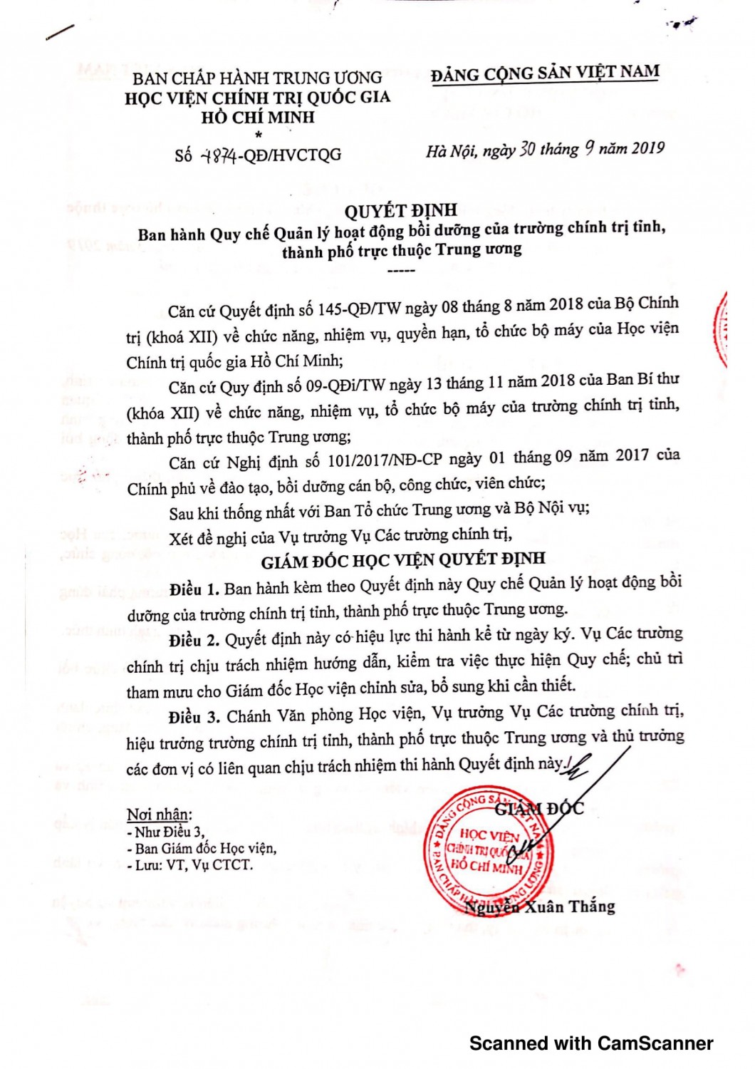 Quyết định 4874