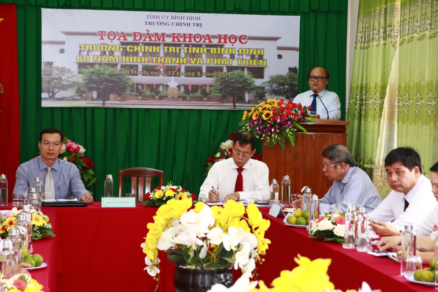 đc Huệ phát biểu