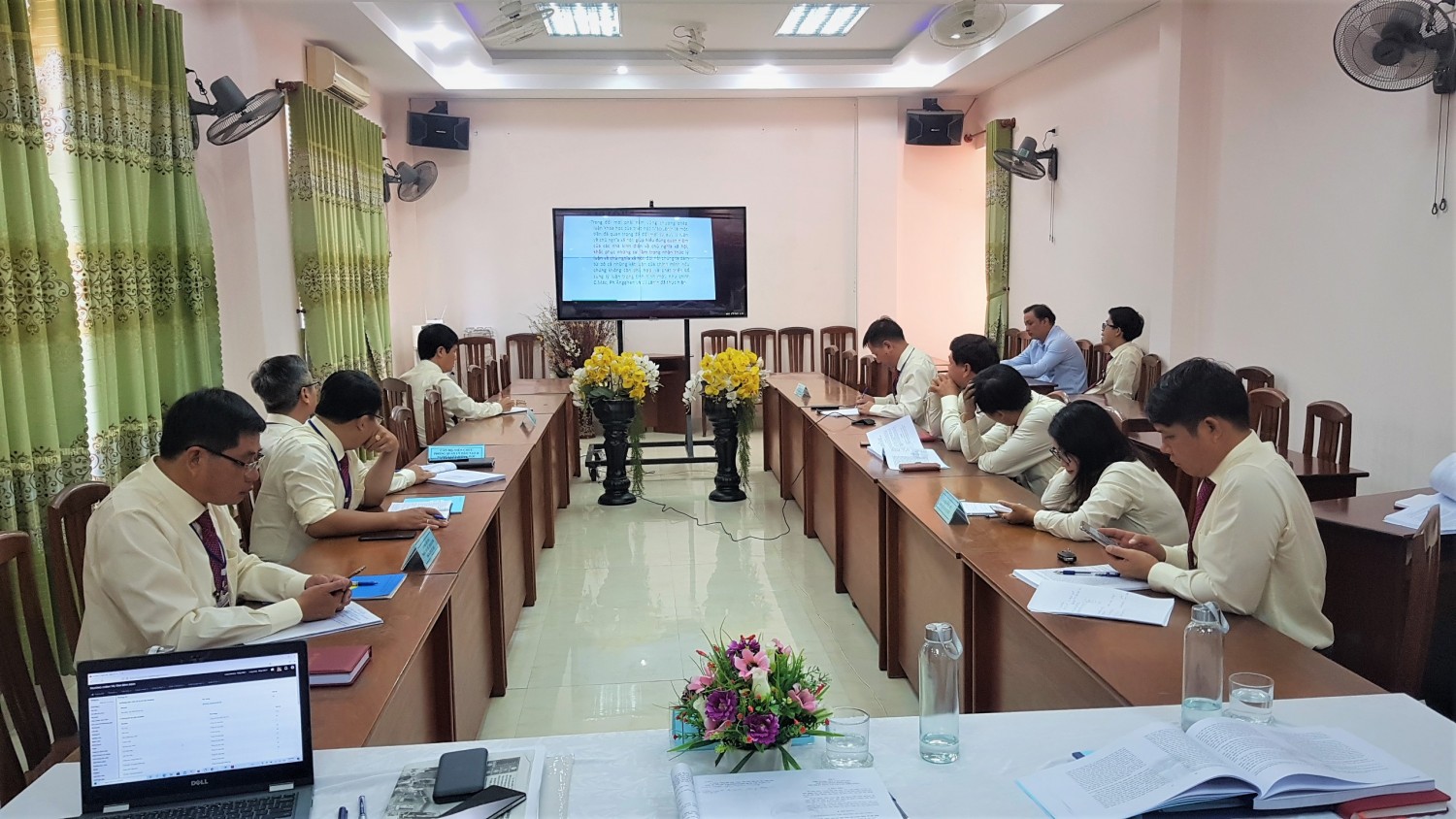 Lớp tập huấn thứ nhất tại Trường Chính trị tỉnh Bình Định