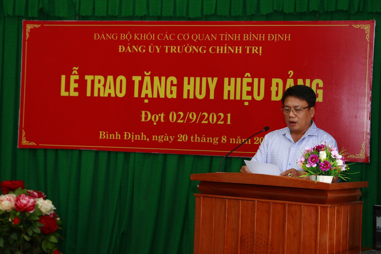 Đ/c Lâm công bố quyết định