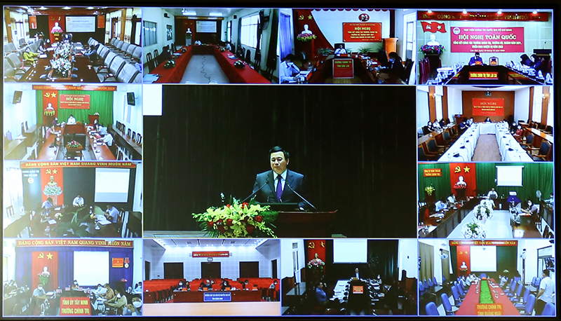 Hội nghị được kết nối trực tuyến tới 63 tỉnh, thành